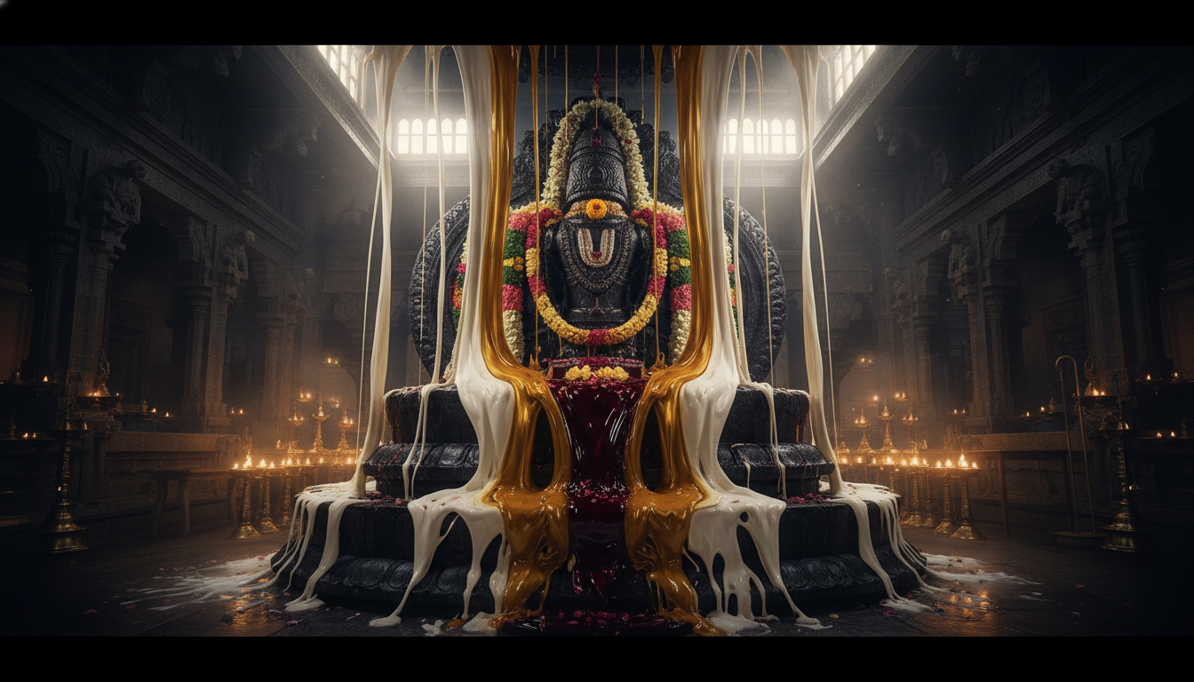 Signature complex Panchamrita Abhisheka complete dynamic flow scene