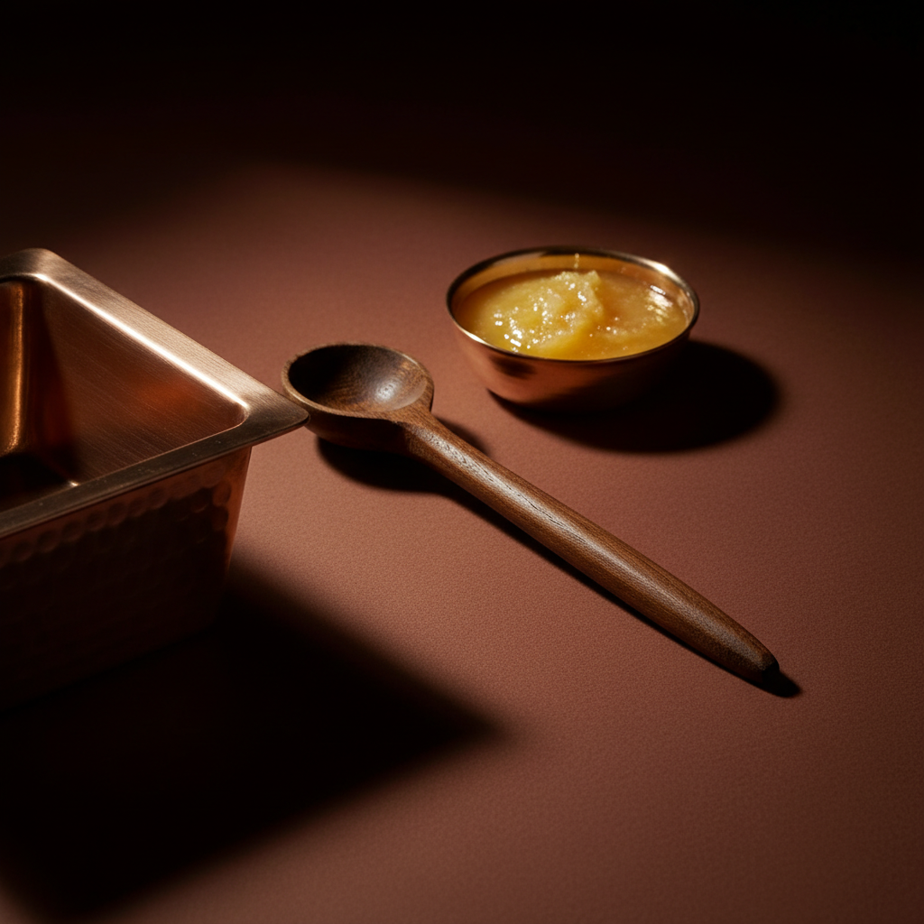 Traditional Consecrated Vedic Ritual Material Flat-Lay