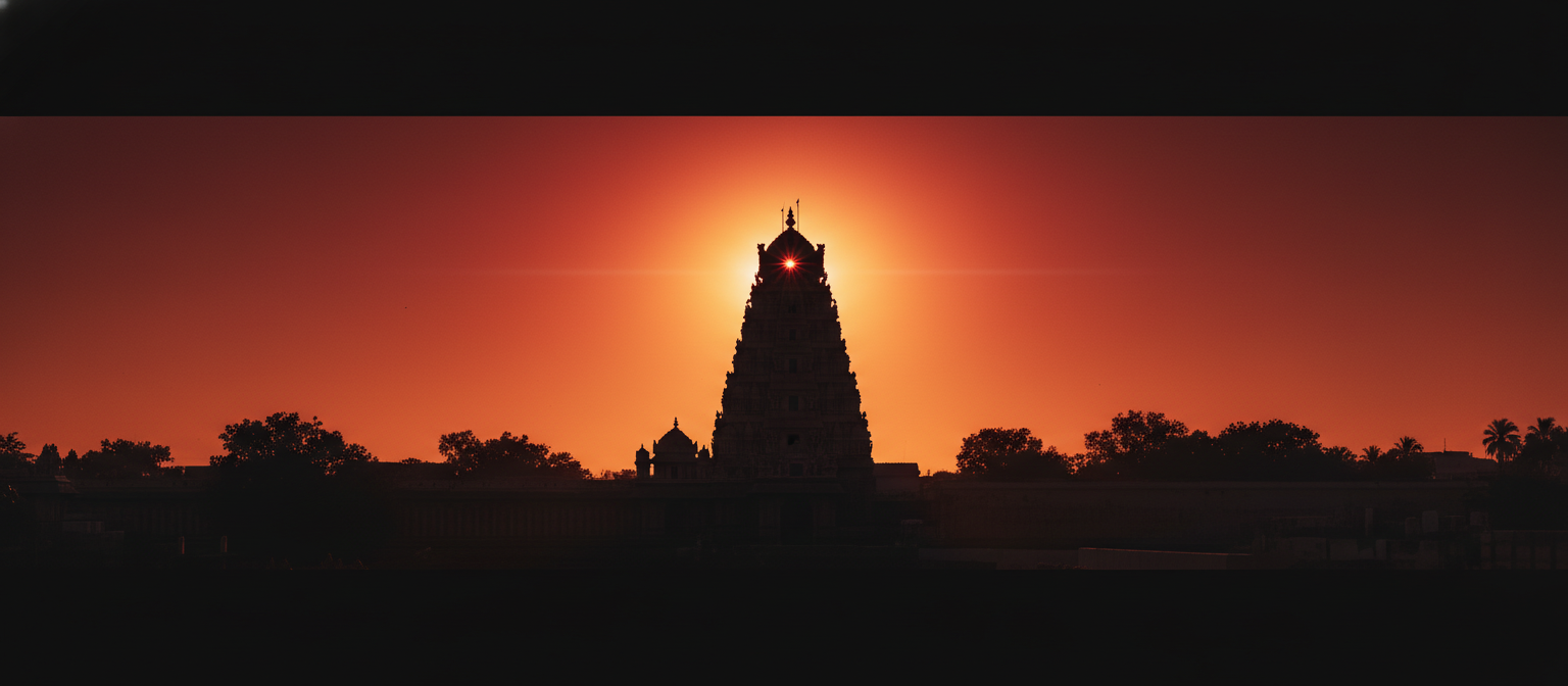 Divine Twilight Gopuram Spire