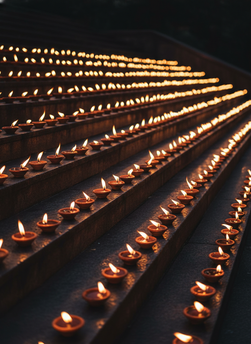 Karthika Deepotsavam Lamps