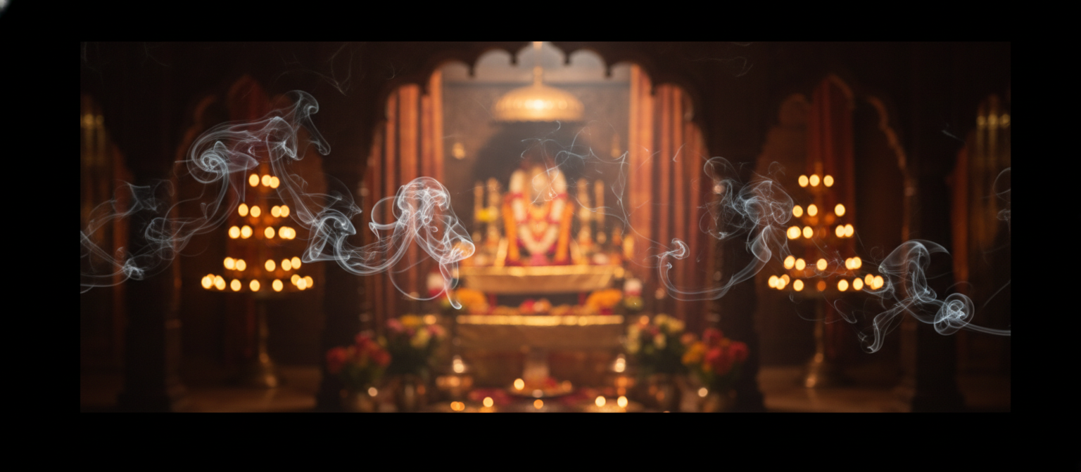 Atmospheric Pooja Background